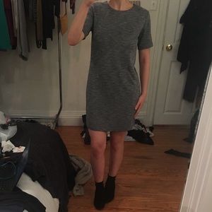 Grey short sleeve dress from old navy.
